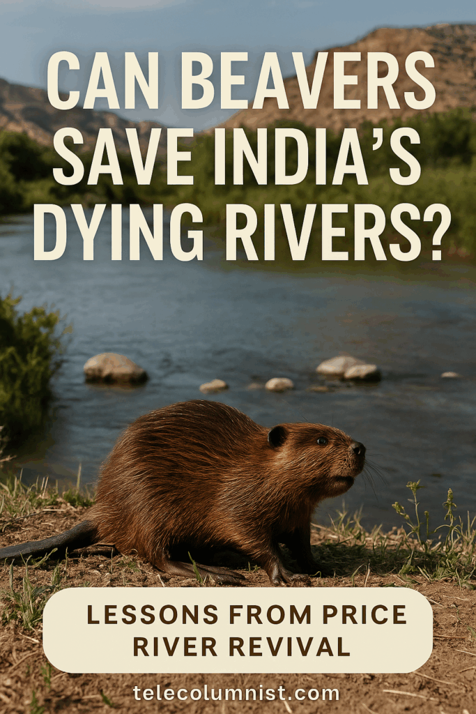 Save River Rice 🦫 Can Beavers Save India’s Dying Rivers? A Lesson from Utah’s Price ...