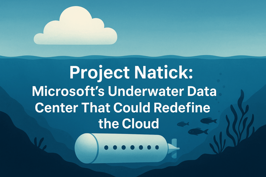 Microsoft Server In Ocean Underwater Cloud: Microsoft Project Natick and the Future of ...